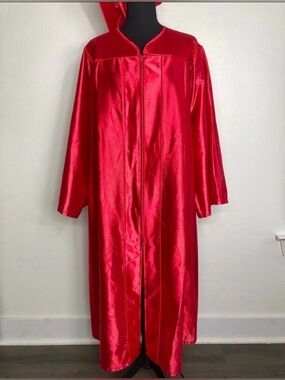 Graduation Red Cap and Gown Set - Unisex  S/M